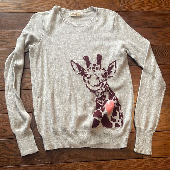 Super Cute Hollister Giraffe Sweater - Picture 1 of 1